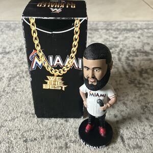 Miami Marlins DJ Khaled Bobblehead 2018 SGA Giveaway w/ Box Just Getting Started